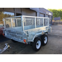 10 x 6 ft Hydraulic Tipping Box Trailer ATM 3.5 tonne (3,500kg) Rear Ramps