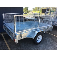 Trailer Hire Box Trailers 8X5 600mm Cage Ramps Available