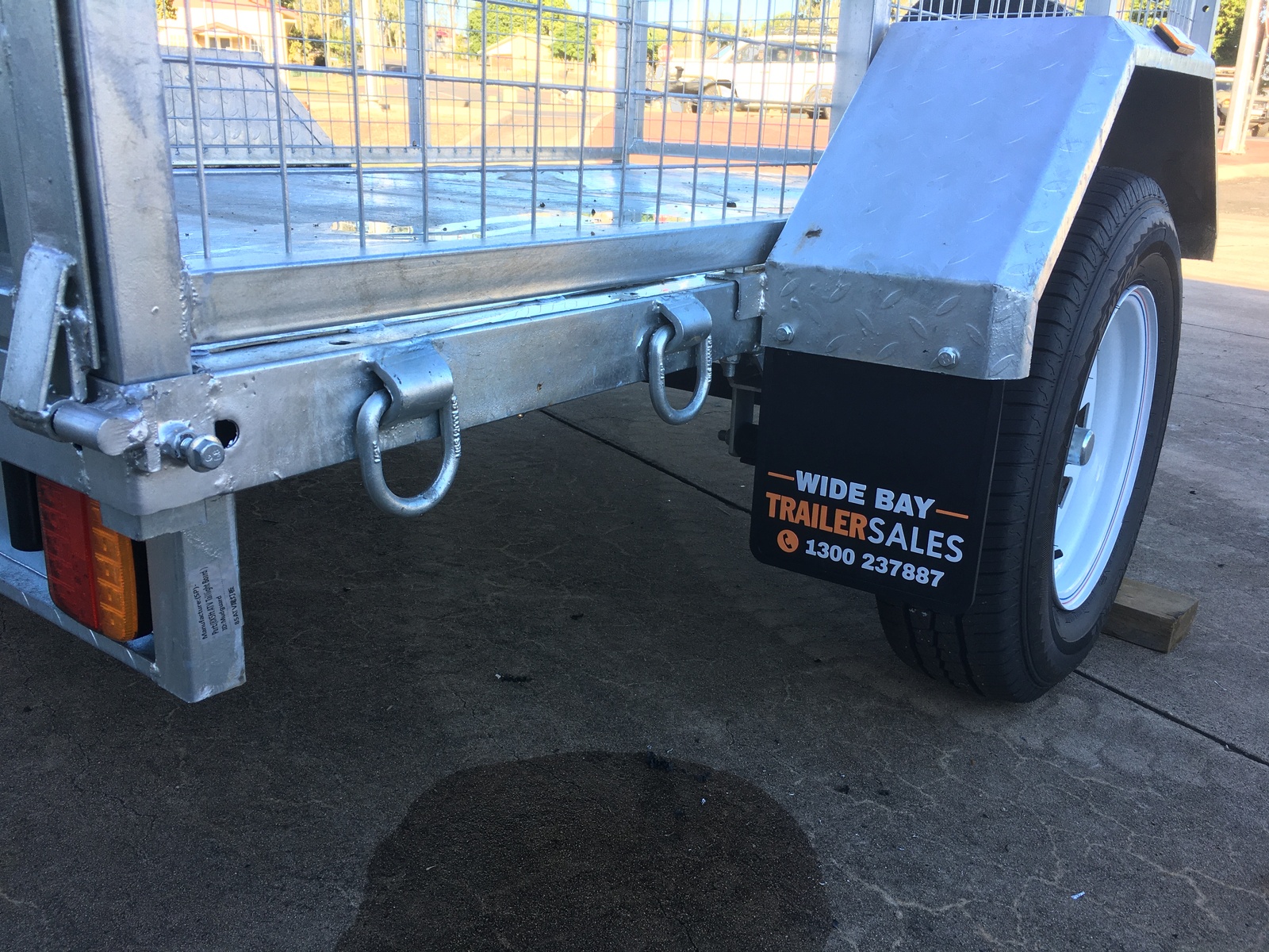8X5 Hot Dipped Galvanised ATV Trailer Rear Ramp Tipping 900mm Cage Jockey Wheel Spare Wheel Mudflaps and 6 mths rego 8X5 Hot Dipped Galvanised ATV Trailer Rear Ramp Tipping 900mm Cage Jockey Wheel Spare Wheel Mudflaps and 6 mths rego